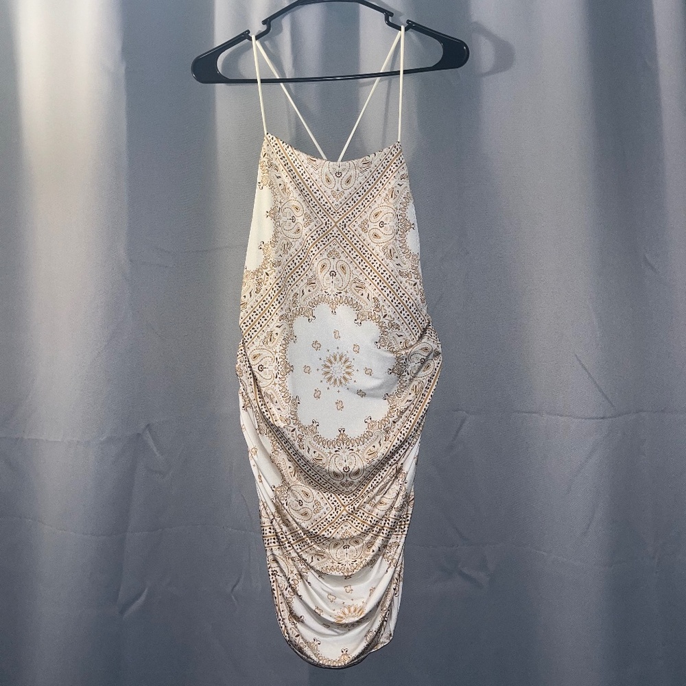 Paisley patterned dress